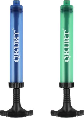 مجموعة مضخات كرة نفخ، قطعتان من مضخة هواء محمولة مع 12 إبرة، 4 فوهات و2 خرطوم تمديد، مضخات بالونات كرة السلة وكرة القدم الطائرة ومضخات يدوية نفخ سريع للكرة in Kuwait