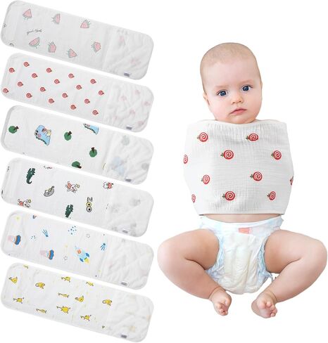6 Pcs Newborn Snuggle Strap Adjustable Arms Swaddle Band Baby Belly Band Arms Safe Swaddle Sleep Wrap Blanket for Newborn Infant Boy Girls (Flower and Animal Style) in Saudi Arabia