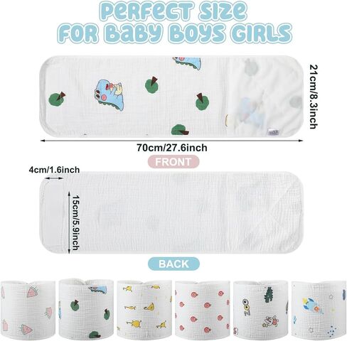 6 Pcs Newborn Snuggle Strap Adjustable Arms Swaddle Band Baby Belly Band Arms Safe Swaddle Sleep Wrap Blanket for Newborn Infant Boy Girls (Flower and Animal Style) in Saudi Arabia