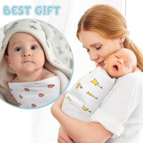 6 Pcs Newborn Snuggle Strap Adjustable Arms Swaddle Band Baby Belly Band Arms Safe Swaddle Sleep Wrap Blanket for Newborn Infant Boy Girls (Flower and Animal Style) in Saudi Arabia