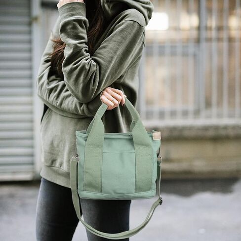 Canvas Tote Bag Large Multi-Pocket Handbag Japanese Handmade Crossbody Bag Cute Shoulder Purse Travel Satchel Hobo Bag in Saudi Arabia