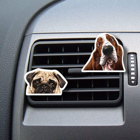 WIRESTER Set of 2 Fresh Scented Car Air Freshener Vent Clip, Decorative Accessories, Interior Decoration for Cars - Baseball, Basketball in Saudi Arabia