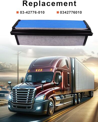 03-42776-010 فلتر هواء المحرك متوافق مع 2018-2022 Freightliner Cascadia. استبدل 03-42776-010 0342776010 in Kuwait
