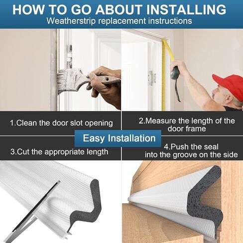 10Feet Weather Stripping Door Seal Strip,Door Soundproofing V-Shape Sound Proof Door Sealers for Door Frame, Door Insulation Strip for Large Gap (Black) in Saudi Arabia