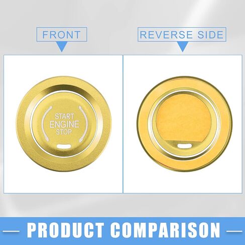 Car Engine Start Ignition Button Cover Trim for Cadillac CT4 XT4 XT6 CT5 2020-2022 Aluminum Alloy Red in Saudi Arabia