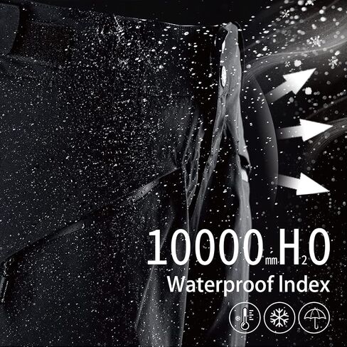 Snowboard Pants Women,Snow Ski Bibs Winter Waterproof Insulated Snowboarding Trousers for Skiing in Saudi Arabia