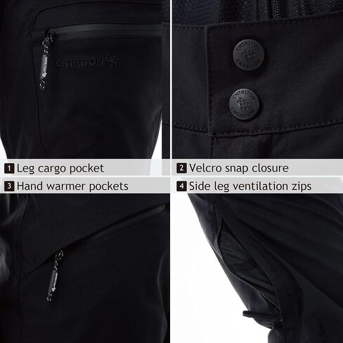 Snowboard Pants Women,Snow Ski Bibs Winter Waterproof Insulated Snowboarding Trousers for Skiing in Saudi Arabia