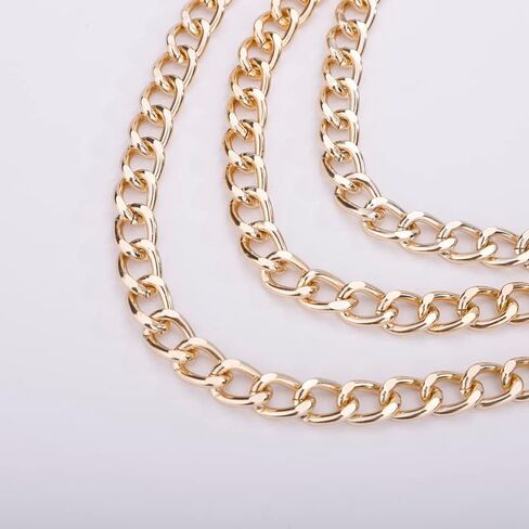 Gold/Silver Multilayer Body Waist Chain Dress Belts Long Tassel Waist Chain Belt with Two Locks Beach Belly Chain Belts for Women Girls in Saudi Arabia