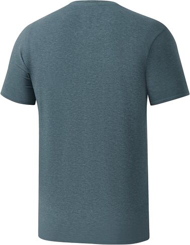 BASSDASH Men’s Ultra Soft Cotton Blend UPF 50+ Sun Protection T-Shirt Short Sleeve Lightweight Cooling Casual Basic Tee in Saudi Arabia