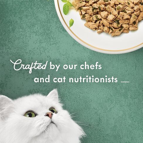 Fancy Feast Wet Cat Food Medleys Shredded White Meat Chicken Fare with Spinach in Savory Cat Food Broth - 3 oz. (Pack of 12) in Saudi Arabia