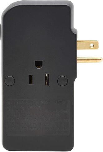 Tripp Lite 3 Outlet Portable Surge Protector Power Strip, 18in Cord, 2 USB, & $25,000 INSURANCE (TRAVELER3USB) Black in Kuwait