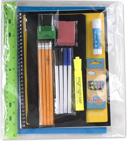 Trail maker Backpack with School Supplies for Kids - 20 Piece Back to School Supplies with 17" Backpack (Navy) in Saudi Arabia