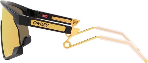 Oakley Bxtr Prizm Sunglasses Mt Black/Prizm 24K, One Size in Saudi Arabia