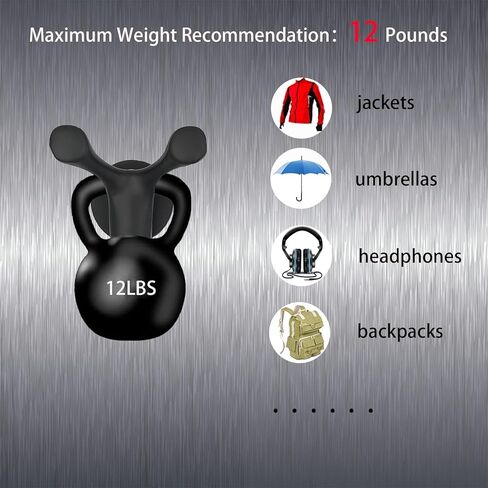 Strong Magnetic Hooks-Matte Black Rubber Coated Magnetic Double Hangers-Heavy Duty Magnetic Holder for Hanging Coat, Bag, Key, Backpack, Umbrella (Dia.1.69''Magnet*3P) in Saudi Arabia