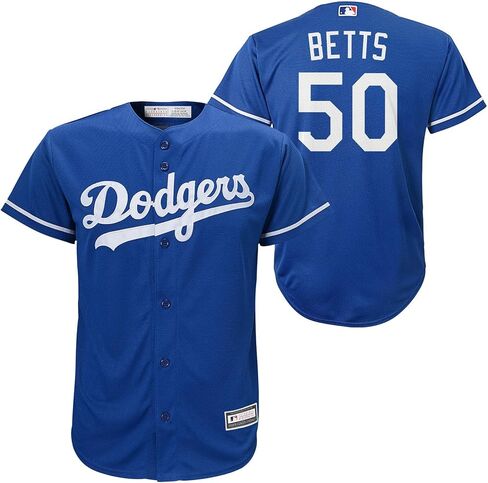 Outerstuff Mookie Betts Los Angeles Dodgers MLB Kids Youth 8-20 Blue Alternate Player Jersey in Saudi Arabia