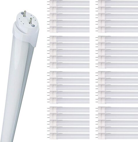Aolyty T8 LED Tube Light, 9W Shop Light 6500K Super Bright Dual End Powered No Ballast Bypass Light fixtures 2ft 24" for Warehouse, Garage, Office, Home - 10 Pack in Saudi Arabia