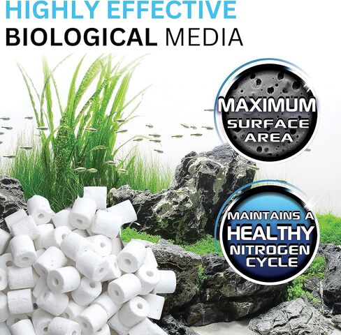 Fluval AquaClear 70 HOB Maintenance & Replacement Filter Media Kit, Including Trident Nova Mesh Bags (Fluval AquaClear Activated Carbon 3-Pack, Filter Foam Sponge 3-Pack, BioMax Media) in Saudi Arabia