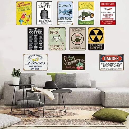 Bobs Burgers Bob and Linda I Love ريفي جدار ديكور معدني انحياز خمر القصدير علامة خمر الإعلان معدن القصدير علامة ديكور المنزل المرآب المطبخ بار غرفة الطعام 5.5 × 8 بوصة in Kuwait