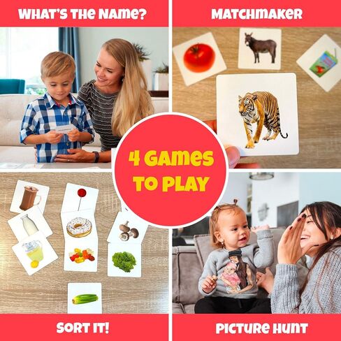150 Advanced Noun Flash Cards | Picture Cards for Speech Therapy & Autism Learning Materials | Preschool Kindergarten Language Learning Cards | Homeschool Supplies | Apraxia Flash Card in Saudi Arabia