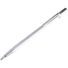 Pocket Scriber Pen, Portable Scriber Engraving Pen Tool Glass Ceramic Engraver Scribe Tool Scriber Marking Tools(silver)