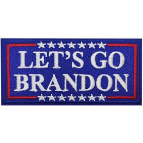 MAGA Trump 2025 Let's Go Brandon Embroidered Iron On Patch