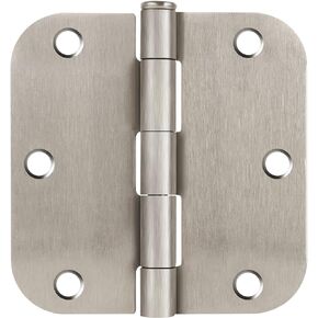 Egofine Door Hinges 12 Pack Matte Black Door Hinges, 3.5" x 3.5" Interior Door Hinges with 5/8" Radius Corners