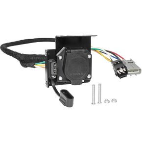 Multi-Tow 7-Way Blade and 4-Way Flat Trailer Wiring Adapter for 2003-2006 Toyota Tundra Pickup Truck, Dual-Output Vehicle-Side Trailer Light Plug Connector Hitch Harness for Factory Tow Package