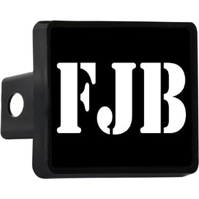 Rogue River Tactical Funny Chant Let's Go Brandon Trailer Hitch Cover Plug Great Gift Idea FJB