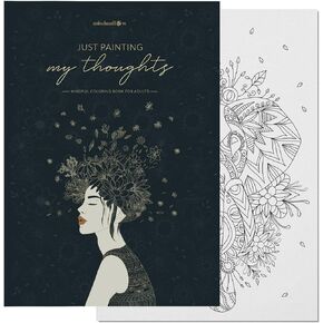 XXL Coloring Books for Adults Relaxation by Mindmellow – Stress Relief Coloring Book for Adults & Teens - Calming Designs to Inspire Creativity and Mindfulness - Coloring Books for Teens
