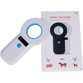 Pet Microchip Scanner Reader, RFID 134.2Khz Animal Chip ID Reader Portable, Rechargeable Data Storage Animal Tag Scanner with Stable OLED Display for ISO 11784/11785,FDX-B,EMID Pet Tag