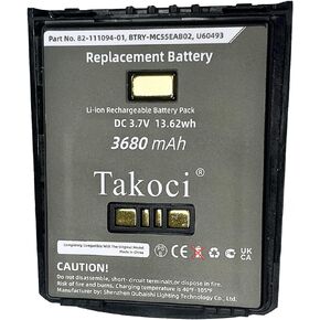 Replacement Battery for Symbol MC55 MC55A MC56 MC65 MC67 MC5590 MC55A0 MC5574 MC659 MC659B BTRY-MC55EAB02 82-111094-01 U60493 3680mAh