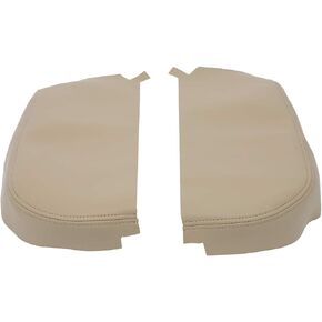 OCPTY Armrest Center Console Lid Skin Cover Leather for 2007 2008 2009 2010 2011 2012 2013 For Acura MDX (Beige)