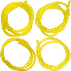 Compatible with Trimmer Chainsaw 4 Sizes 4 Feet Long Fuel Line Fuel Hose Fuel Tube I.D x O.D 1/8" x 3/16" 3/32" x 3/16" 1/8" x 1/4" 0.08" x 0.14" for Poulan Craftman Chainsaw String Trimmer