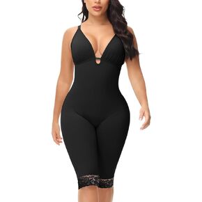 SHAPSHE Shapewear Tummy Control Bodysuit Mid Thigh Seamless Full Body Shaper for Women Seamless Faja Colombianas