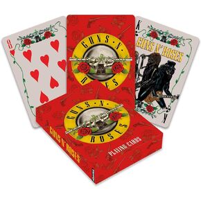 AQUARIUS Guns N' Roses Playing Cards – Guns N' Roses Themed Deck of Cards for Your Favorite Card Games - Officially Licensed Guns N' Roses Merchandise & Collectibles