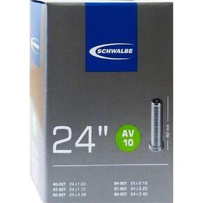 SCHWALBE Bike Tube - 40mm Schraeder/Auto (24 x 1.5-2.5 - 40mm Schraeder - AV10)