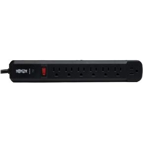 Tripp Lite Surge Protector Power Strip TL P74 RB 120V Right Angle 7 Outlet Black