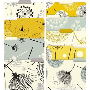 18 pcs Cute File Folders for Women, Decorative File Folders, 12 pt 300 GSM, Cute Folders with Three Folding Lines and Staggered Tabs, Cute File Folders for Office, School Supplies