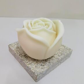 Huge LargeRose Flower Silicone Mold ，Used for Making Gypsum Candles Resin Cement Holiday Sacrifice Mould (Large D Rose)