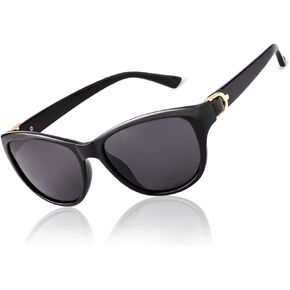 LVIOE Polarized Sunglasses for Women, Classic Fashion Sunglasses Anti Glare 99.99% UV Protection