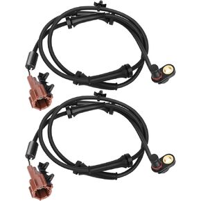 OCPTY ABS Wheel Speed Sensor Compatible for Nissan and for Infiniti Pathfinder Armada 2004, Armada 2005-2012, QX56 2004-2010, 5.6L, Sport Utility - Rear Driver and Passenger Side, 2PCS