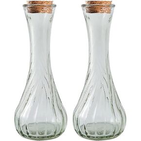 CHENGXINWENHUA Unity Sand Ceremony Set for Wedding Handmade Decorative Jars with Sand and lid (NO Sand)