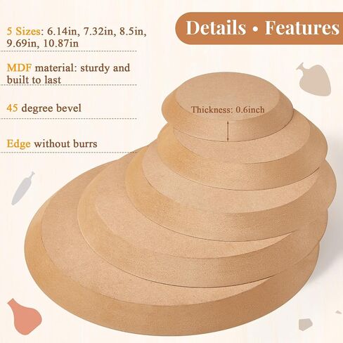 Sunnychicc 25 Pcs Pottery Molds Set Include 5 Ceramic Mold for Clay Round Ceramic Forming Mold 19 Pottery Clay Sculpting Tools 1 Wooden Rolling Pin Wooden Pottery Molds for Tool Ceramics Supplies in Saudi Arabia