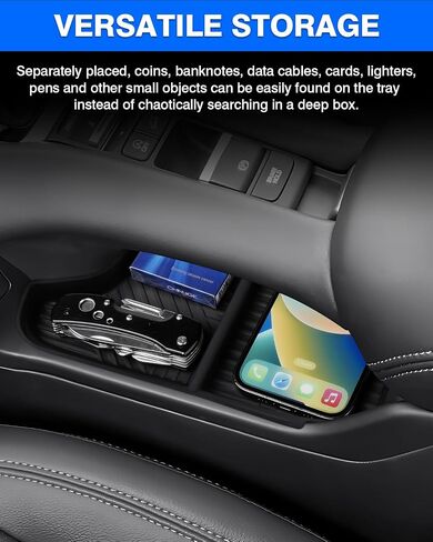 Autorder Center Console Bottom Organizer for 2023 2024 HR-V HRV Interior Accessories Lower Center Console Storage Insert Tray in Saudi Arabia