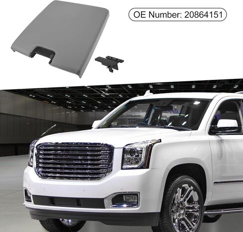 Car Center Console Cover 20864151 Armrest Pad Holder Center Console Cover for Chevrolet Tahoe 2010-2013 Gray in Saudi Arabia