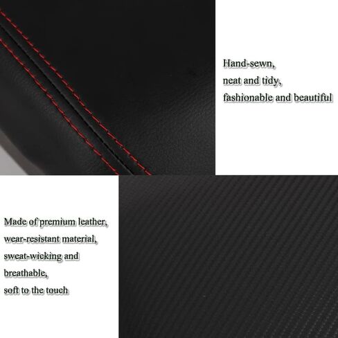 XITER قطعة واحدة من غطاء مسند ذراع وحدة التحكم المركزية غطاء مسند ذراع جلدي لسيارة Dodge 2013-2018 Ram 1500 2500 3500 4500 5500 2019-2024 Ram 1500 Classic (مناسب لمقعد القفز)- غرز سوداء in Kuwait