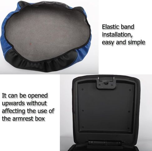 XITER قطعة واحدة من غطاء مسند ذراع وحدة التحكم المركزية غطاء مسند ذراع جلدي لسيارة Dodge 2013-2018 Ram 1500 2500 3500 4500 5500 2019-2024 Ram 1500 Classic (مناسب لمقعد القفز)- غرز سوداء in Kuwait