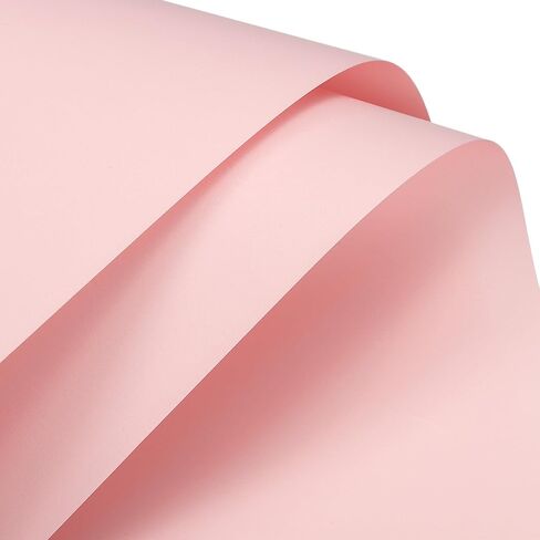 MECCANIXITY Flower Wrapping Paper Waterproof Floral Wrap Blossom Pink Gift Packaging 22.8 x 22.8 Inch Used for DIY Crafts Bouquet Packaging 60 Pcs in Saudi Arabia