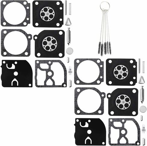 Carburetor Rebuild Kit Compatible with Zama RB-69 020 020T MS191 MS192T MS200 MS200T 1129-007-1062 531004553 113LD 123C 123L 322L 323L 325L 326L 325HS R13185 C1Q-EL11 C1Q-EL12 C1Q-EL13 C1Q-EL14 in Saudi Arabia