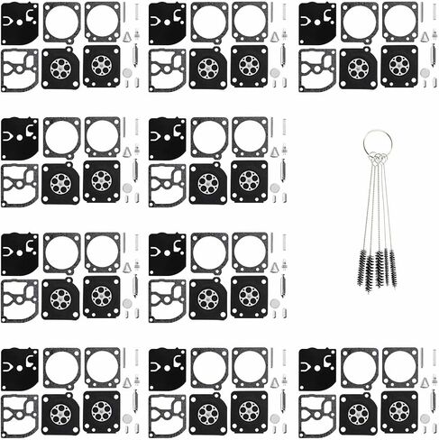 Carburetor Rebuild Kit Compatible with Zama RB-69 020 020T MS191 MS192T MS200 MS200T 1129-007-1062 531004553 113LD 123C 123L 322L 323L 325L 326L 325HS R13185 C1Q-EL11 C1Q-EL12 C1Q-EL13 C1Q-EL14 in Saudi Arabia